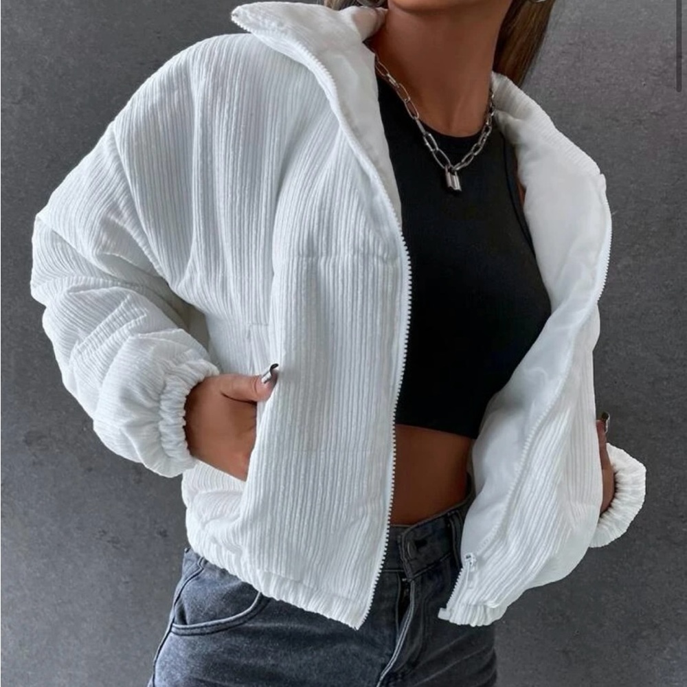 White Puffer Jacket